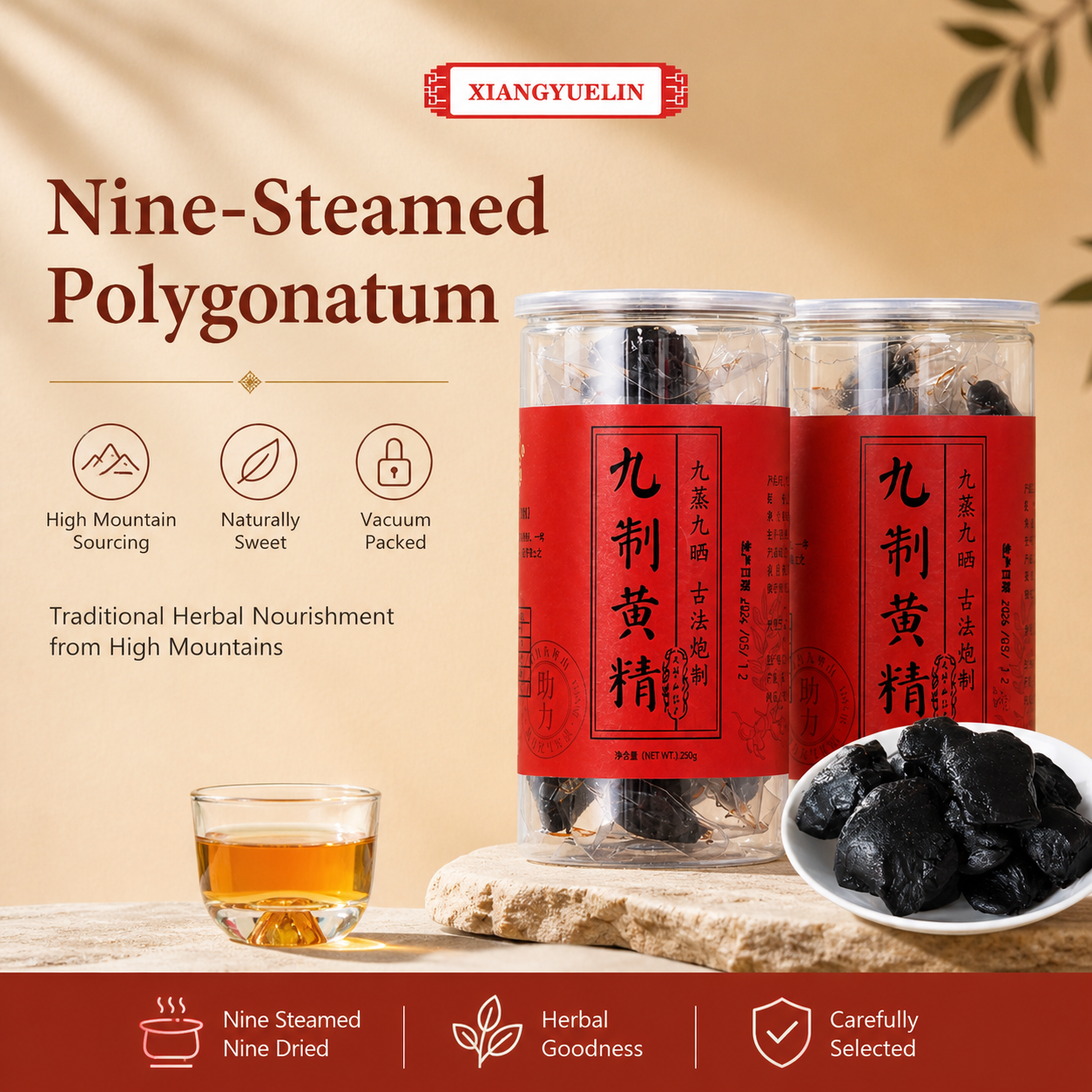 Polygonatum Root From Jiuhua Mountain