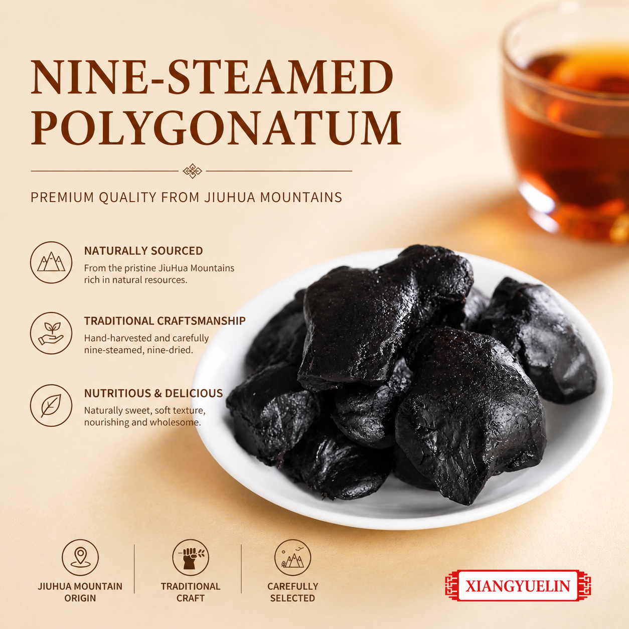 Polygonatum Root From Jiuhua Mountain