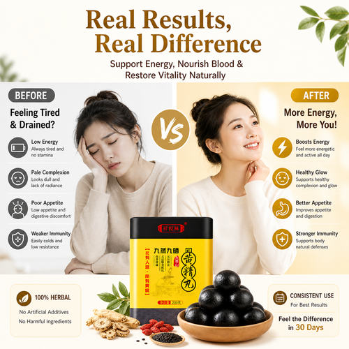 Black Sesame Herbal Balls